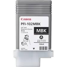CANON TINTA NEGRO MATE LP 17/24 - IPF 500/600/700/710/610/605/720/755 - PFI 102 MBK