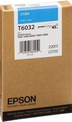 EPSON GF STYLUS PRO 7880 9880 7800 9800 CARTUCHO CIAN