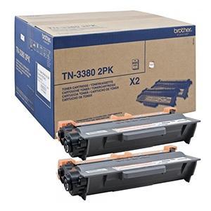 BROTHER TONER NEGRO HL-5440D/5450DN/5470DW/6180DW - DCP-8110DN/8250DN - MFC-8510DN/8520DN/8950DW - PACK 2 UNIDADES
