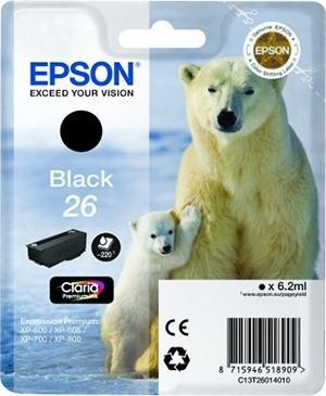 EPSON TINTA NEGRO CLARIA PREMIUM XP 510 520 600 605 610 615 620 625 700 710 720 800 810 820 - 26