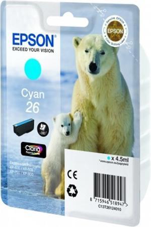 EPSON TINTA CIAN CLARIA PREMIUM XP 510 520 600 605 610 615 620 625 700 710 720 800 810 820 - 26