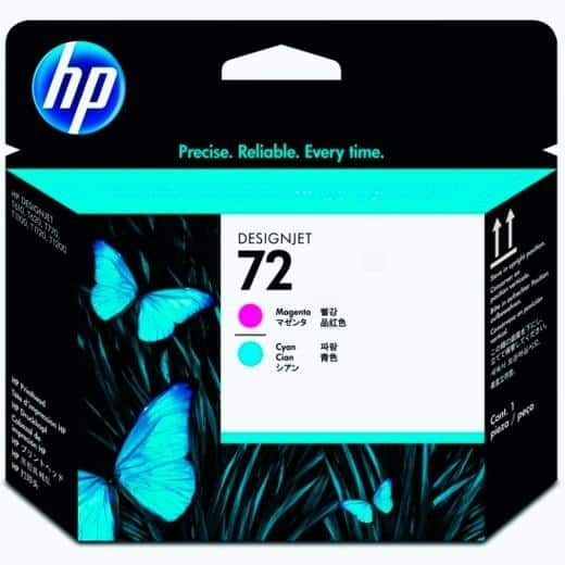 HP CABEZAL MAGENTA Y CIAN DESIGNJET T610/1100 - Nº72