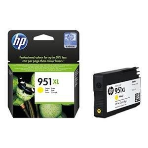 HP TINTA AMARILLO OFFICEJET PRO 8100/8600 -Nº 951 XL-