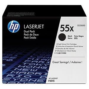 HP TONER NEGRO LASERJET P3011/P3015 - 55X (PACK 2)