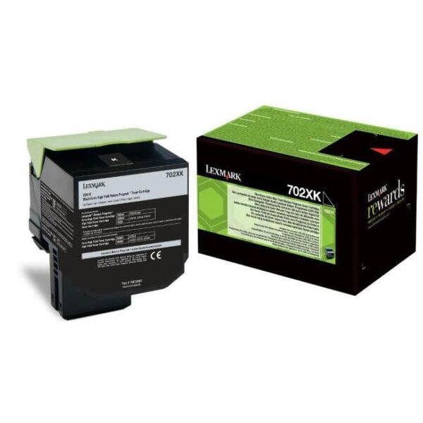 LEXMARK TONER NEGRO RETORNABLE 702XM