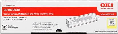OKI TONER AMARILLO C810/C830 (8.000 COPIAS)