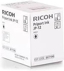 RICOH TINTA JP-12 -5 BOTES DE 600ML /DD-3344 / DD3344 - (CAJA 5 UNIDADES)