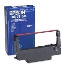 EPSON CINTA REGISTRADORA NEGRO - ROJO TM 300A 300B 300C 300D U200D U210D U300A U300B U300C U300D TMV 210PD TM 220PB 220 220D M 188 - ERC-38BR