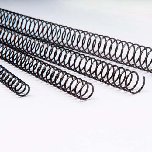 FELLOWES ESPIRAL METÁLICA PASO 5:1 6MM A4 NEGRO PACK 100 UD