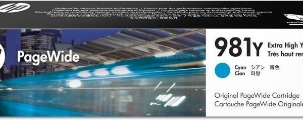 HP CARTUCHO DE TINTA CIAN PAGEWIDE 981Y
