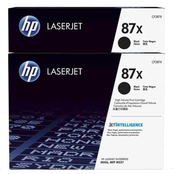 HP TONER NEGRO LASERJET ENTERPRISE M506DN/M527 PACK 2 -  87X ALTA CAPACIDAD