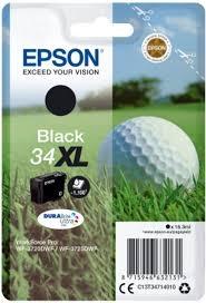 EPSON CARTUCHOS DE TINTA NEGRO DURABRITE  ULTRA INK, 34XL, EMBALAJE INDIVIDUAL, 1 X 10,8 ML
