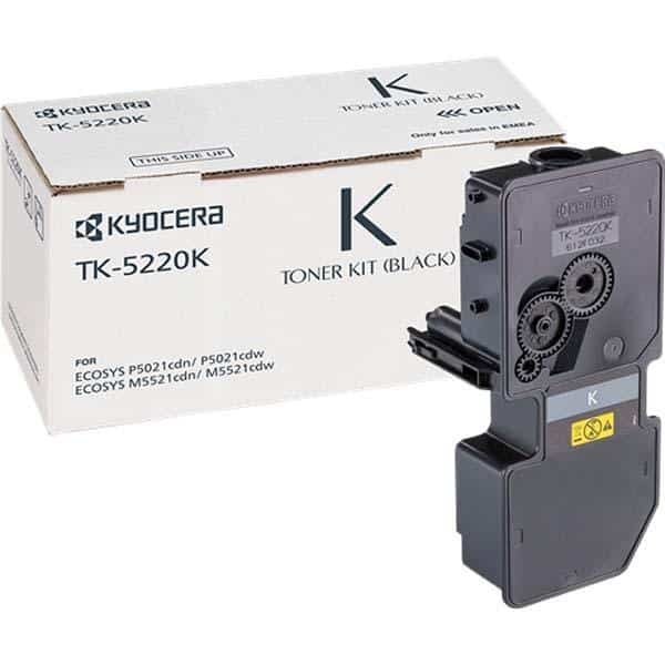 KYOCERA MITA TONER NEGRO ECOSYS M5521CDN, ECOSYS M5521CDW, ECOSYS P5021CDN, ECOSYS P5021CDW - TK-5220K