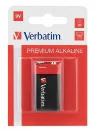 VERBATIM PILAS ALCALINAS DE 9V - 6LR61- PACK 1 UD