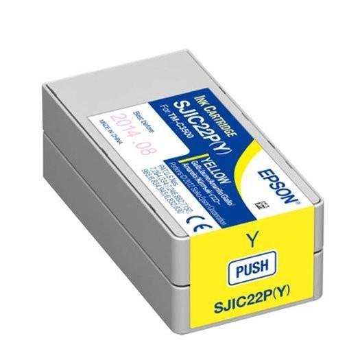 EPSON CARTUCHO DE TINTA AMARILLO COLORWORKS C3500 SJIC22P(Y)