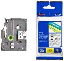 BROTHER CINTA ROTULADORA LAMINADA TEXTO NEGRO SOBRE TRANSPARENTE  - 9MMX8M