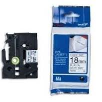 BROTHER CINTA ROTULADORA ESPECIAL TEXTO AZUL SOBRE BLANCO - 18MMX3M