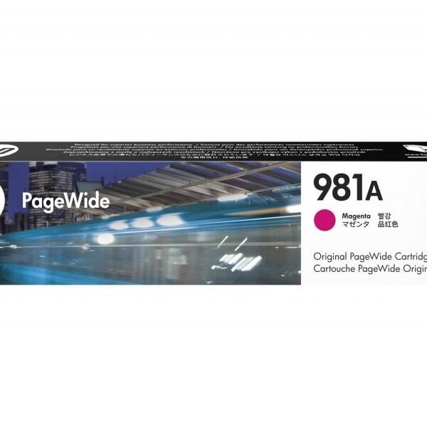HP PAGEWIDE Nº981A, CARTUCHO DE TINTA MAGENTA