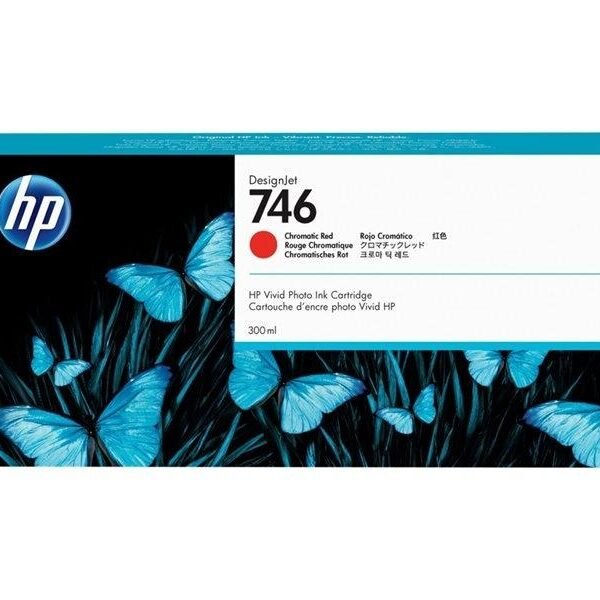 HP TINTA ROJA CROMATICO DESINGJET Z6 Z9 - Nº 746