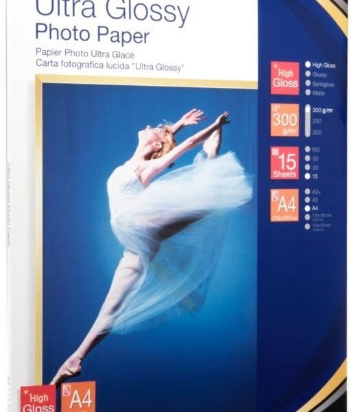 EPSON PAPEL ULTRA GLOSSY PHOTO PAPER A4 (15 HOJAS)