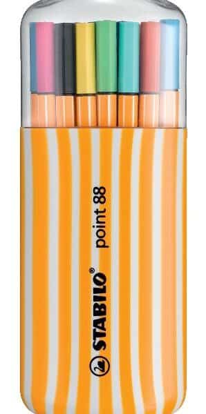 STABILO ROTULADORES POINT 88 COLORES SURTIDOS ESTUCHE ZEBRUI 20 UD