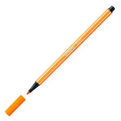 STABILO ROTULADOR PEN 68 NARANJA CAJA 10 UD