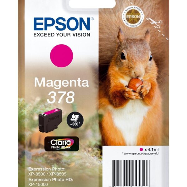 EPSON TINTA MAGENTA XP-8500, 8505, 15000 - Nº 378 (CLARIA PHOTO)