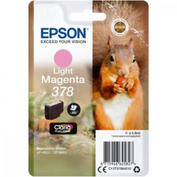 EPSON TINTA MAGENTA CLARO XP-8500, 8505, 15000 - Nº 378 (CLARIA PHOTO)