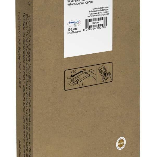 EPSON TINTA NEGRO WORKFORCE PRO WF-C5290DW, C5790DWF **XXL** (SUPER ALTA CAPACIDAD)