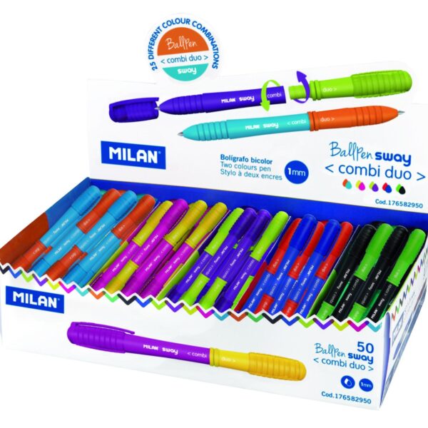 MILAN BOLÍGRAFO SWAY COMBI DUO COLORES EXPOSITOR -50U-
