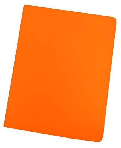 GIO SUBCARPETA SIMPLE CARTULINA NARANJA INTENSO FOLIO 250GR -50U-