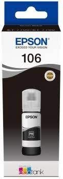 EPSON TINTA BOTE NEGRO ECO TANK PHOTO ET-7700, 7750 - Nº 106