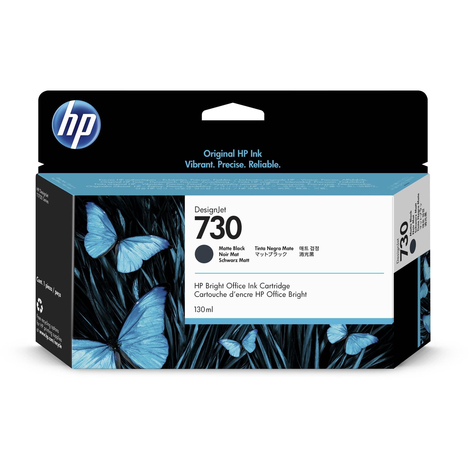 ARC_30013.jpg HP TINTA NEGRO MATE DESIGNJET T1700 SERIES - Nº 730 - Imagen 1
