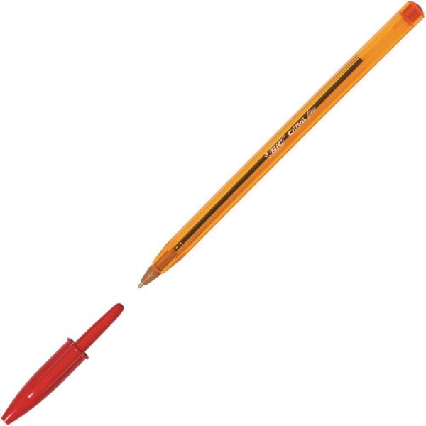 BIC BOLÍGRAFO CRISTAL ORIGINAL FINE ROJO CAJA 50 UD