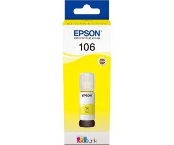 EPSON TINTA BOTE AMARILLO ECO TANK ET-7700, 7750 - Nº 106
