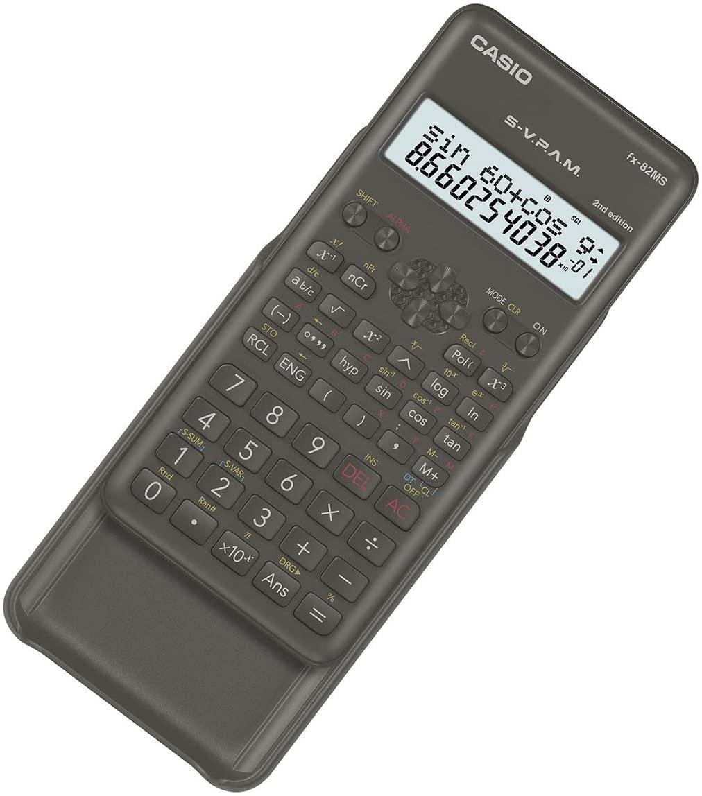 ARC_30978.jpg CASIO CALCULADORA CIENTIFICA NEGRA 12 Y 10+2 DÍGITOS 240 FUNCIONES FX-82MS-2 - Imagen 1