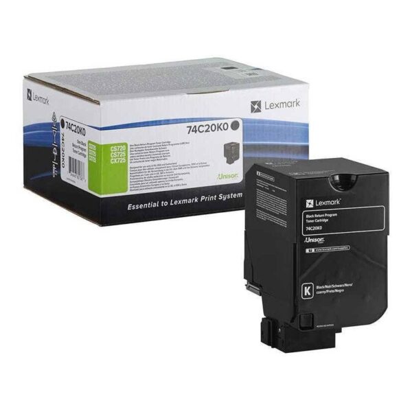 LEXMARK TONER NEGRO CS720, CS725, CX725 RETORNABLE