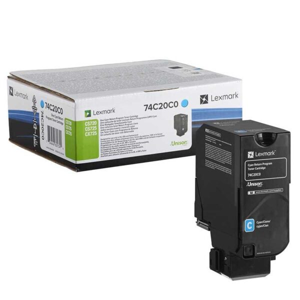 LEXMARK TONER CIAN CS720, CS725, CX725 RETORNABLE