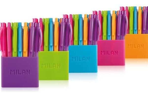 MILAN BOLIGRAFO P1 TOUCH COLOURS SURTIDOS BOTE 24 UD