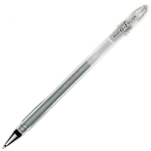 PILOT ROLLER TINTA GEL G-1 0.7MM PLATA