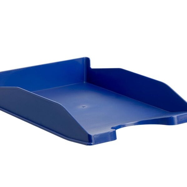 ARCHIVO 2000 BANDEJA ARCHIVO 2000 APILABLE EN 3 POSICIONES FONDO LISO FORMATO DIN A4 Y FOLIO 345X255X60 MM AZUL