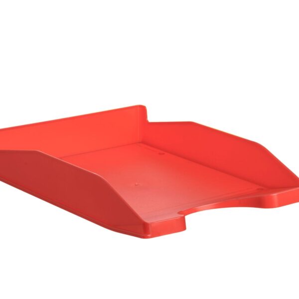 ARCHIVO 2000 BANDEJA ARCHIVO 2000 APILABLE EN 3 POSICIONES FONDO LISO FORMATO DIN A4 Y FOLIO 345X255X60 MM ROJO