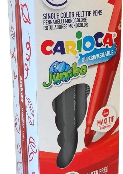 CARIOCA ROTULADOR JUMBO PUNTA MAXI GRIS CLARO CAJA 12 UD