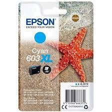 EPSON TINTA CIAN XP-2100, 3100, 4100 / WF-2830DWF, 2850DWF - 603 XL