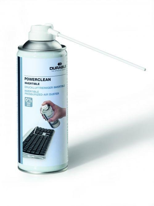 ARC_34521.jpg DURABLE SPRAY DE AIRE A PRESIÓN INVERTIBLE 200ML - Imagen 1