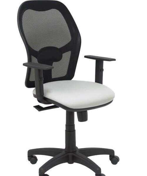 PIQUERAS Y CRESPO SILLA ALOCÉN SINCRO B/REGULABLE RESPALDO DE MALLA NEGRO ASIENTO GRIS