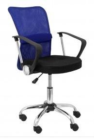 PIQUERAS Y CRESPO SILLA INFANTIL OPERATIVA CARDENETE REGULABLE BRAZOS/F MALLA AZUL ASIENTO NEGRO