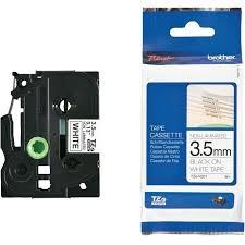 BROTHER CINTA ROTULADORA NO LAMINADA TEXTO NEGRO SOBRE BLANCO - 3,5MMX8M