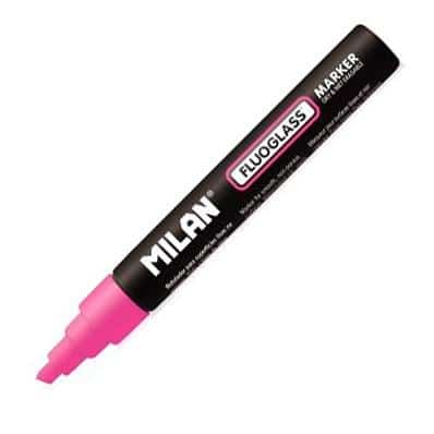 MILAN FLUOGLASS ROTULADOR BORRABLE FUCSIA