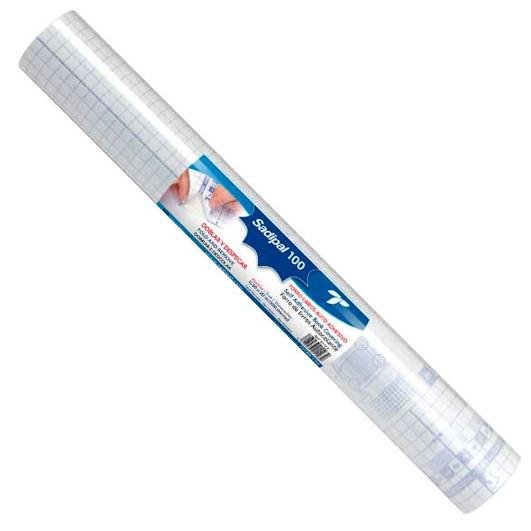 SADIPAL FORRO DE LIBROS AUTOADHESIVO REPOSICIONABLE PP 100MICRAS 0,50X20M  TRANSPARENTE
